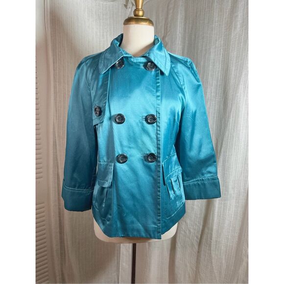 Emma James | Women’s | Jackets | Size 10 | Modern Teal Lightweight Jacket - Picture 1 of 5
